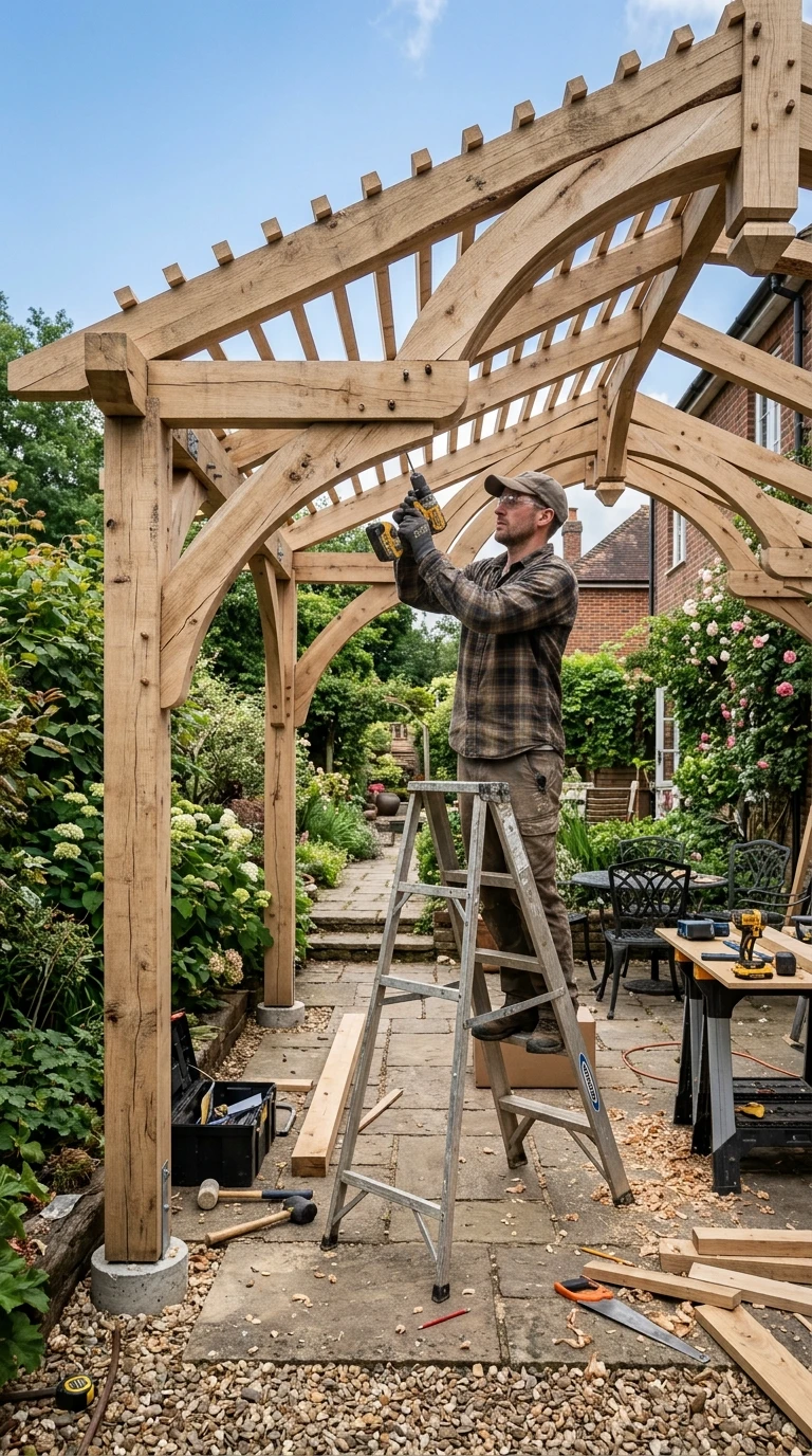 Pergola DIY avec Arc de Tête