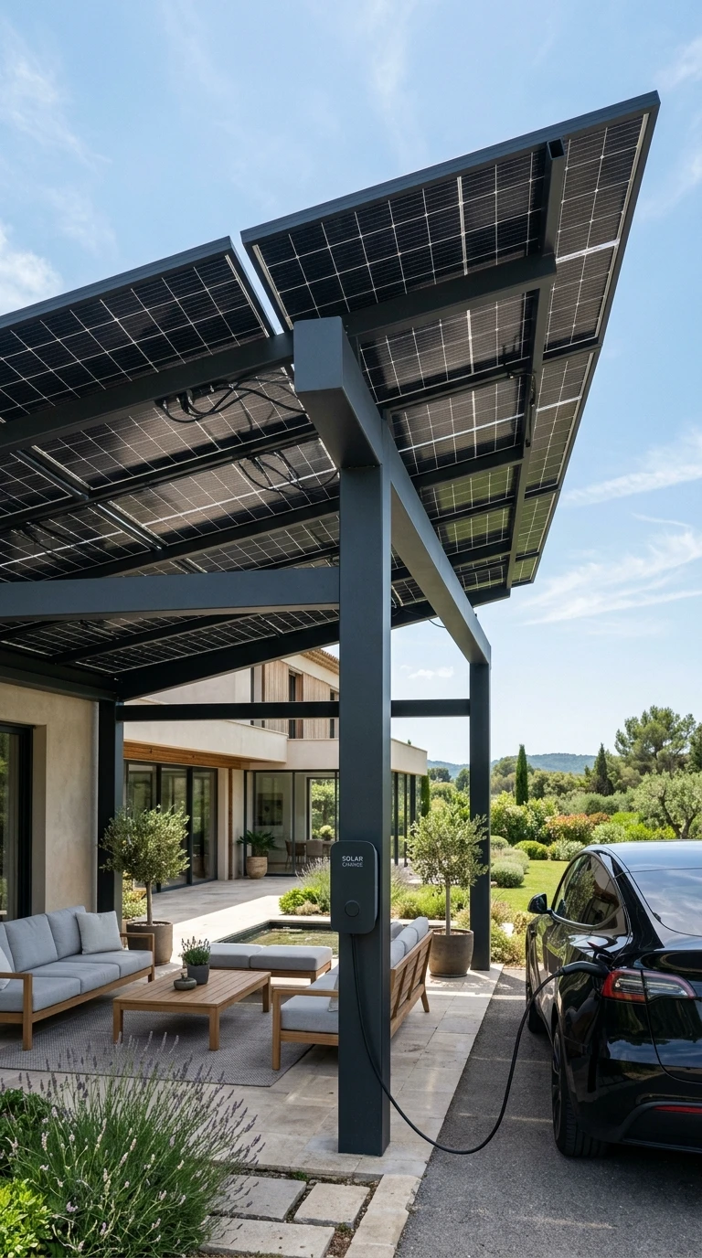 Pergola Solaire Photovoltaïque