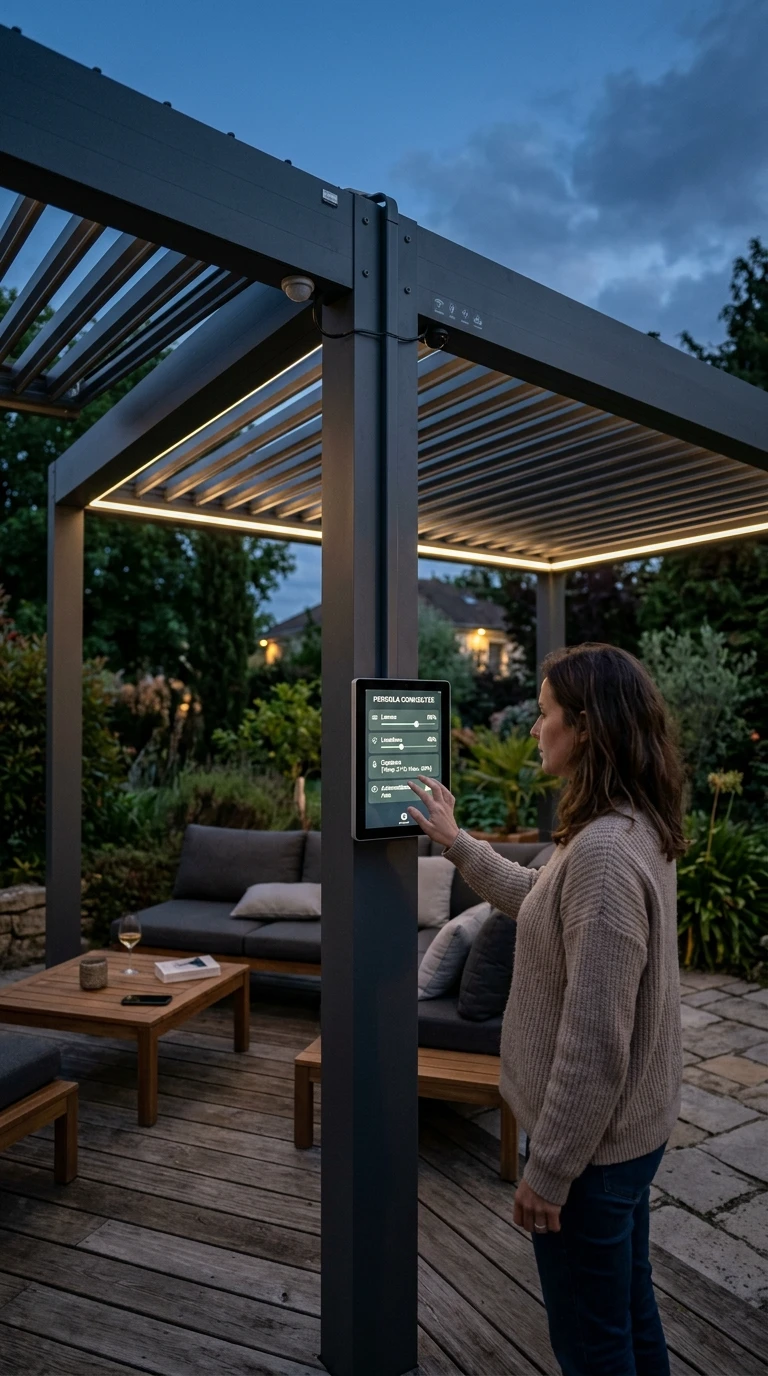 Pergola Terrasse Alu Connectée – L'Écosystème