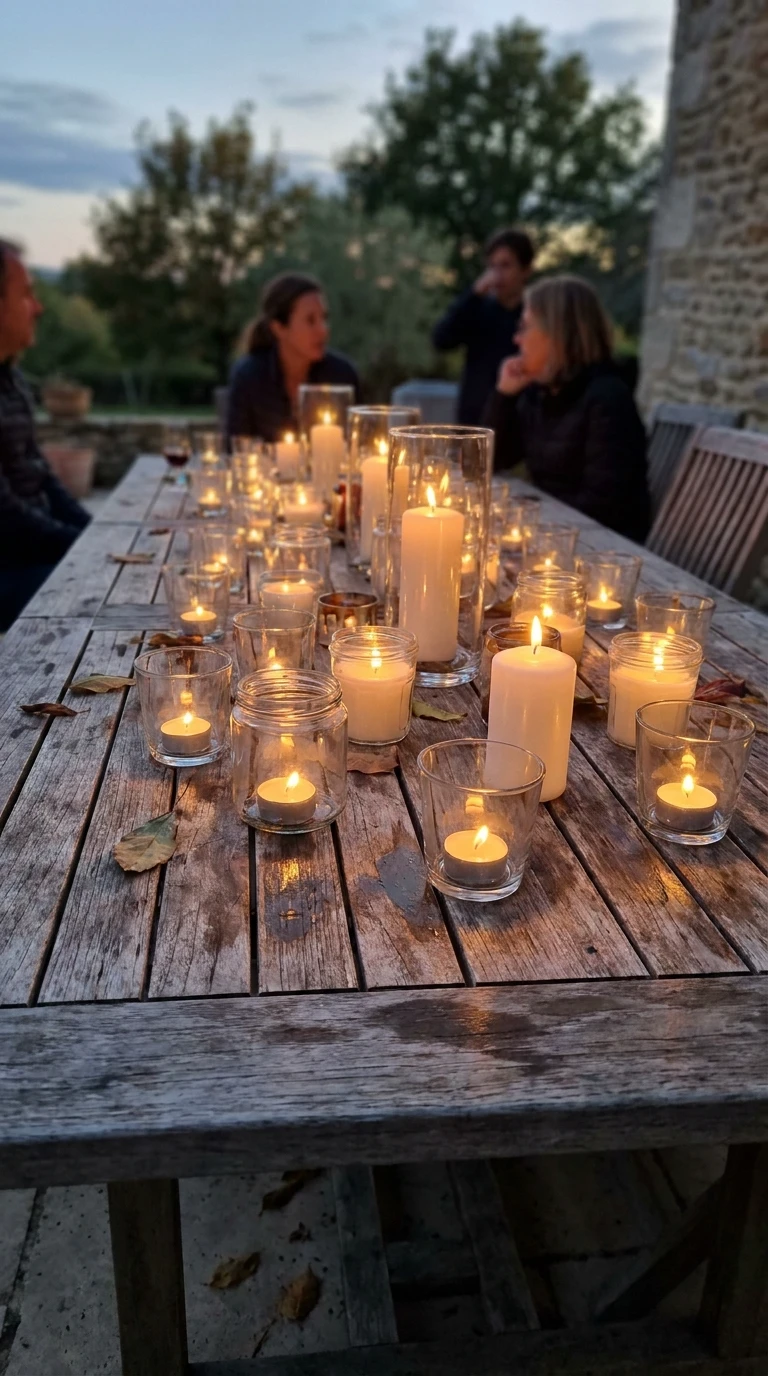 Photophores et Bougies en Profusion