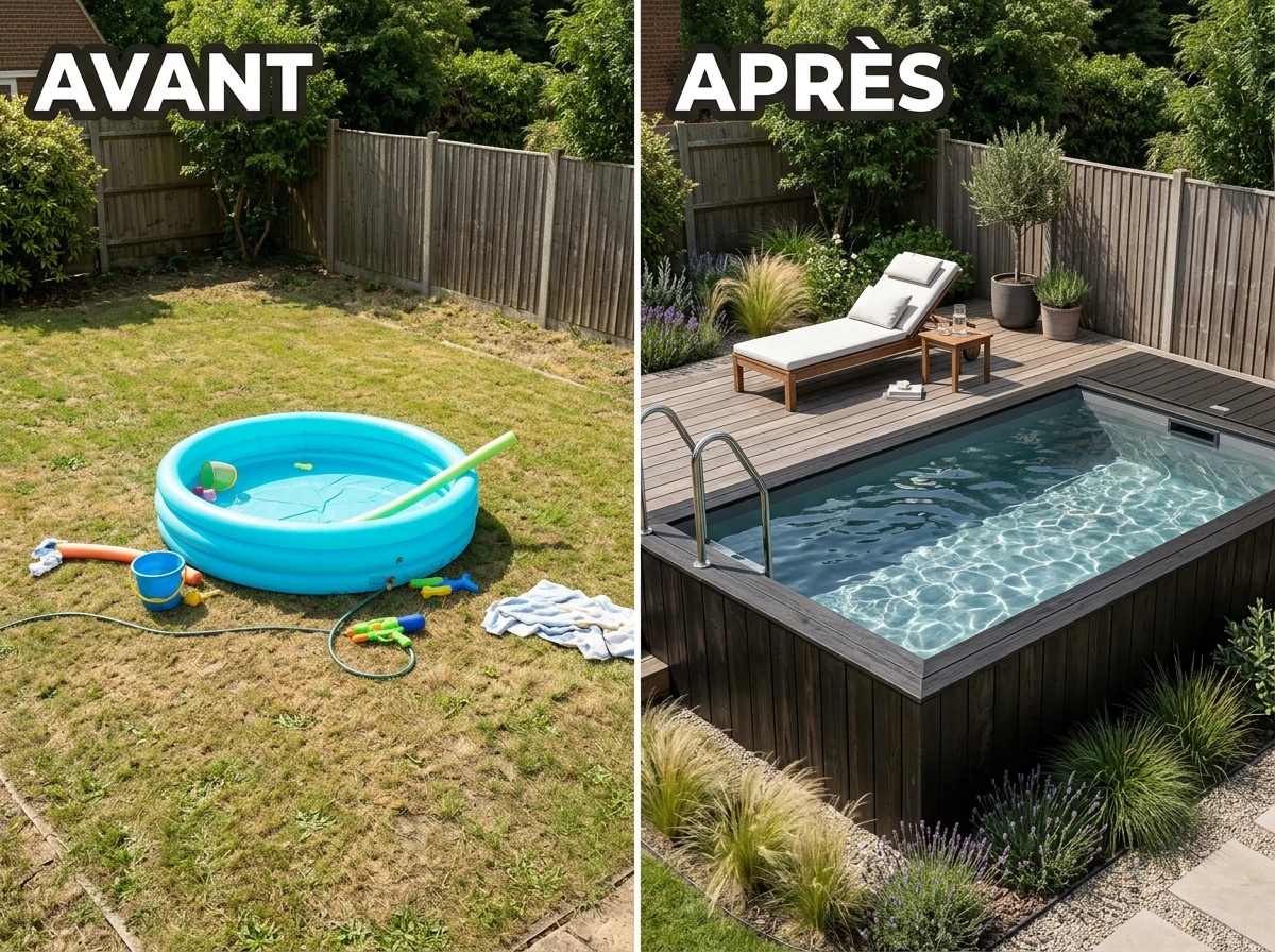 Piscine Hors-Sol Design en Acier ou en Bois