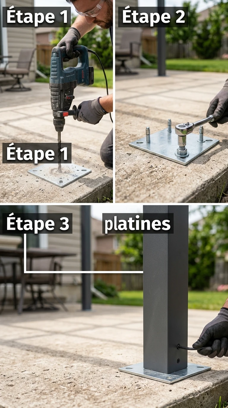 Pose sur platines de surface – La réversible
