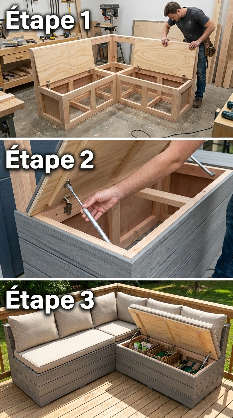 Rangement Intégré dans les Banquettes