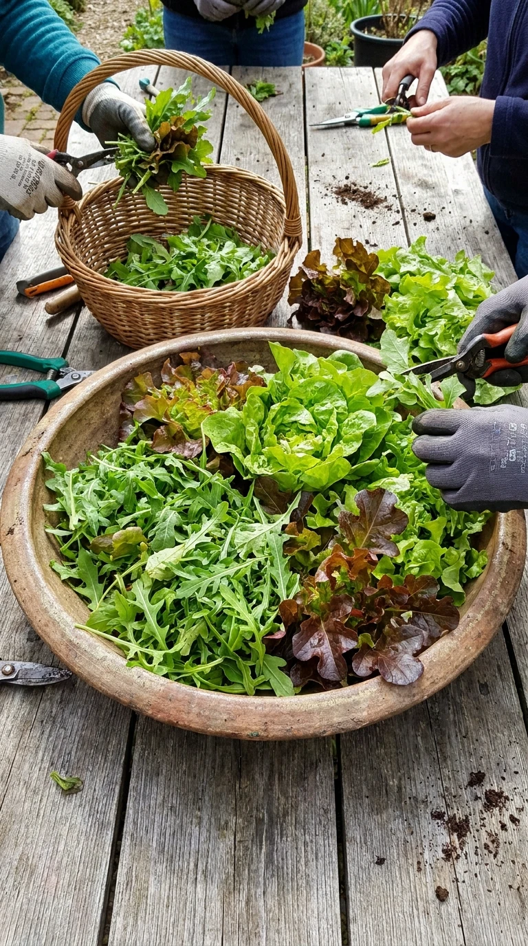 Salades en Coupe Perpétuelle - Récolte Illimitée