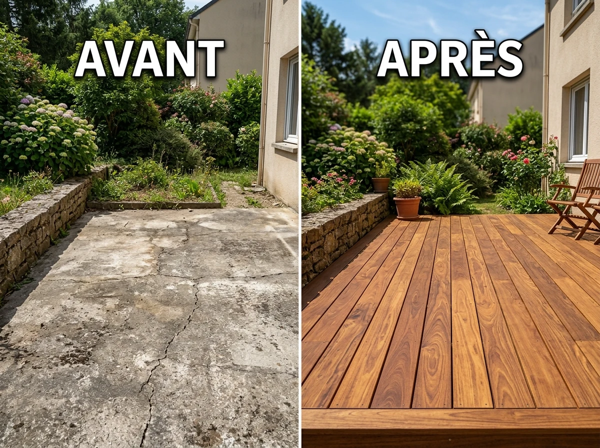 Sol en Bois Exotique Ipé ou Teck FSC