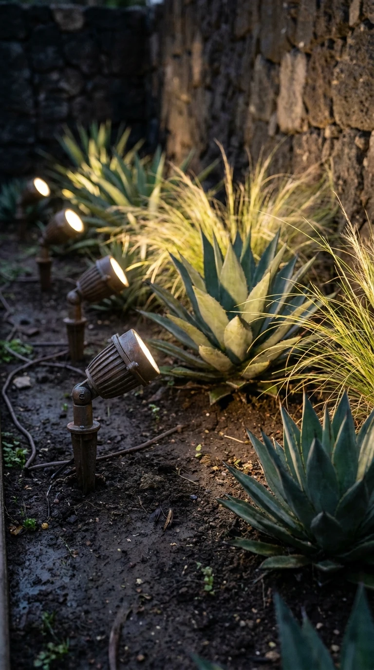 Spots d'Accentuation LED Orientables vers les Plantes