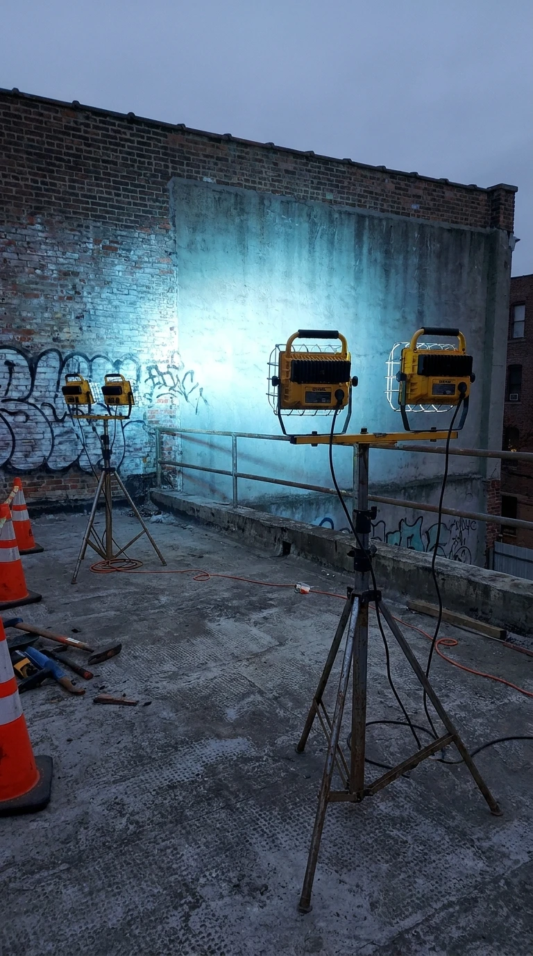 Spots de Chantier LED Reconvertis