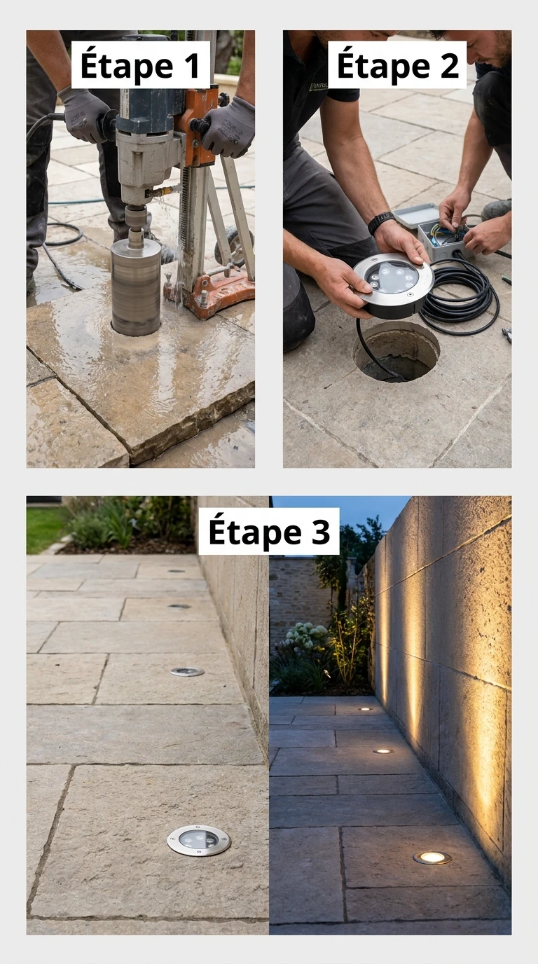 Spots LED Encastrés dans la Dalle IP67