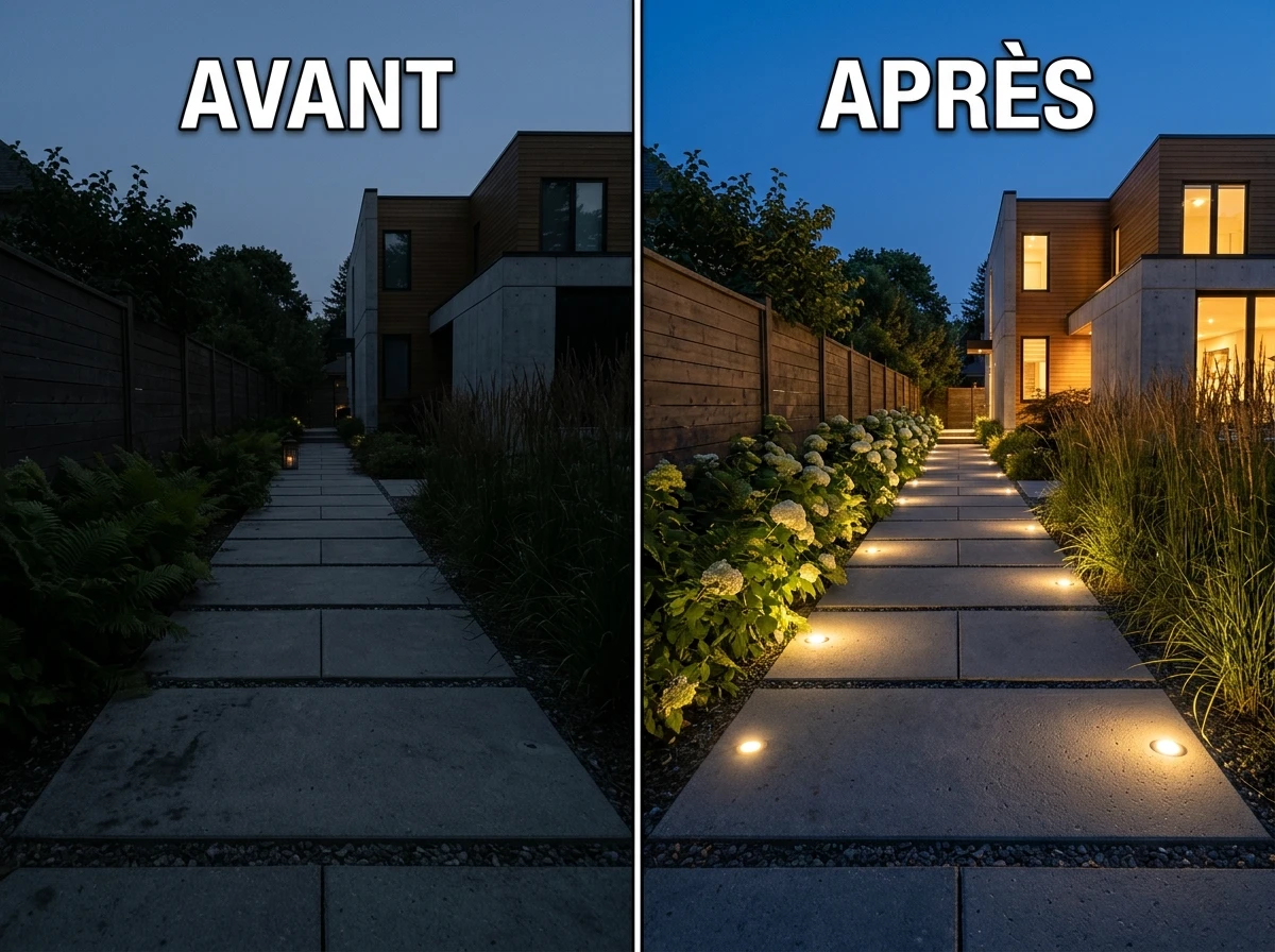 Spots LED Encastrés dans la Dalle