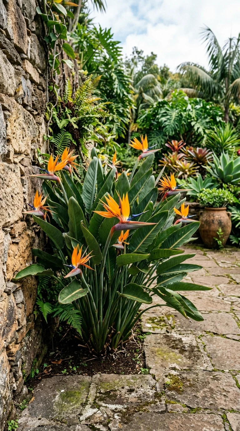 Strelitzia Reginae l'Oiseau du Paradis