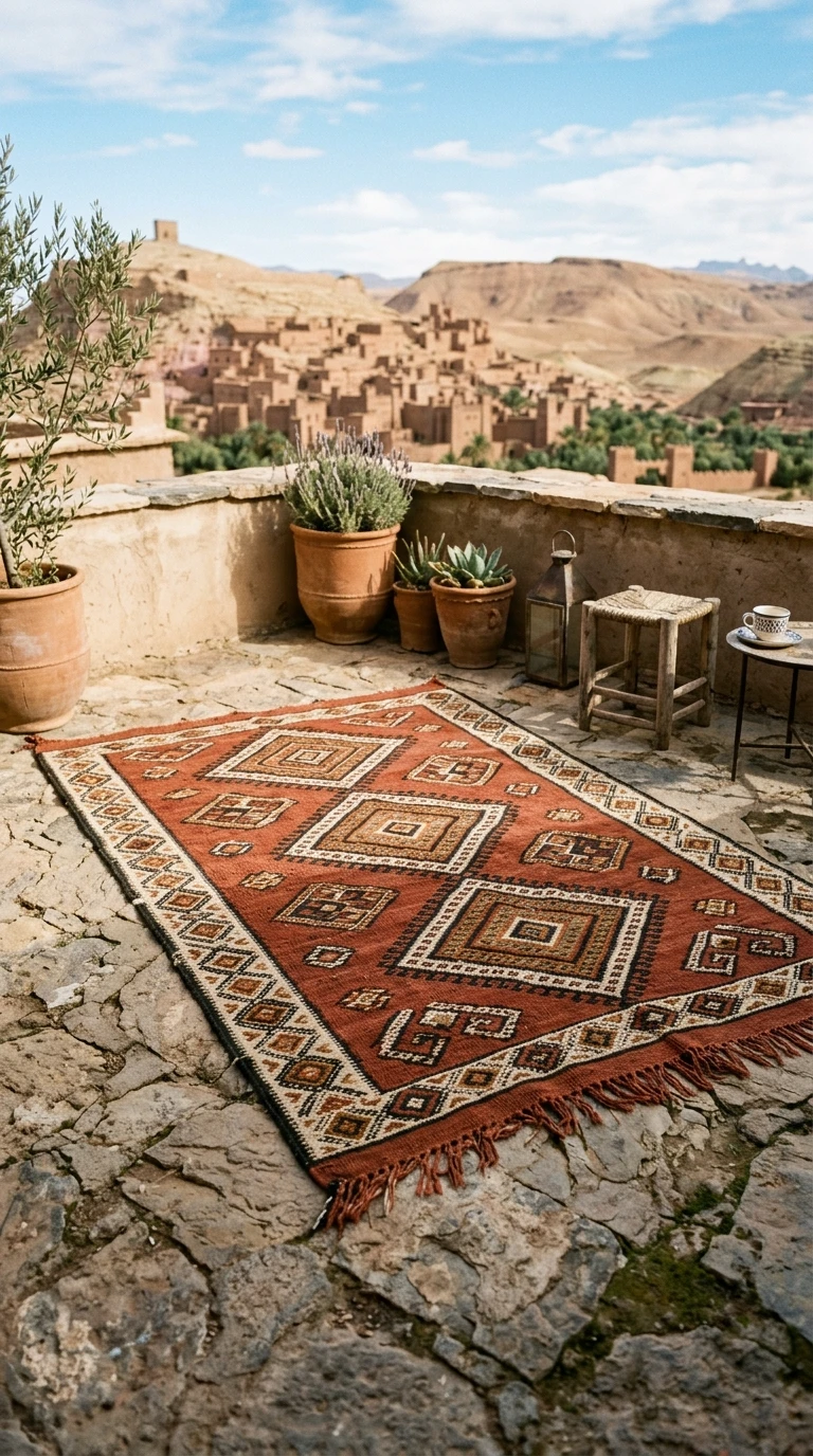 Tapis Berbère ou Kilim Outdoor