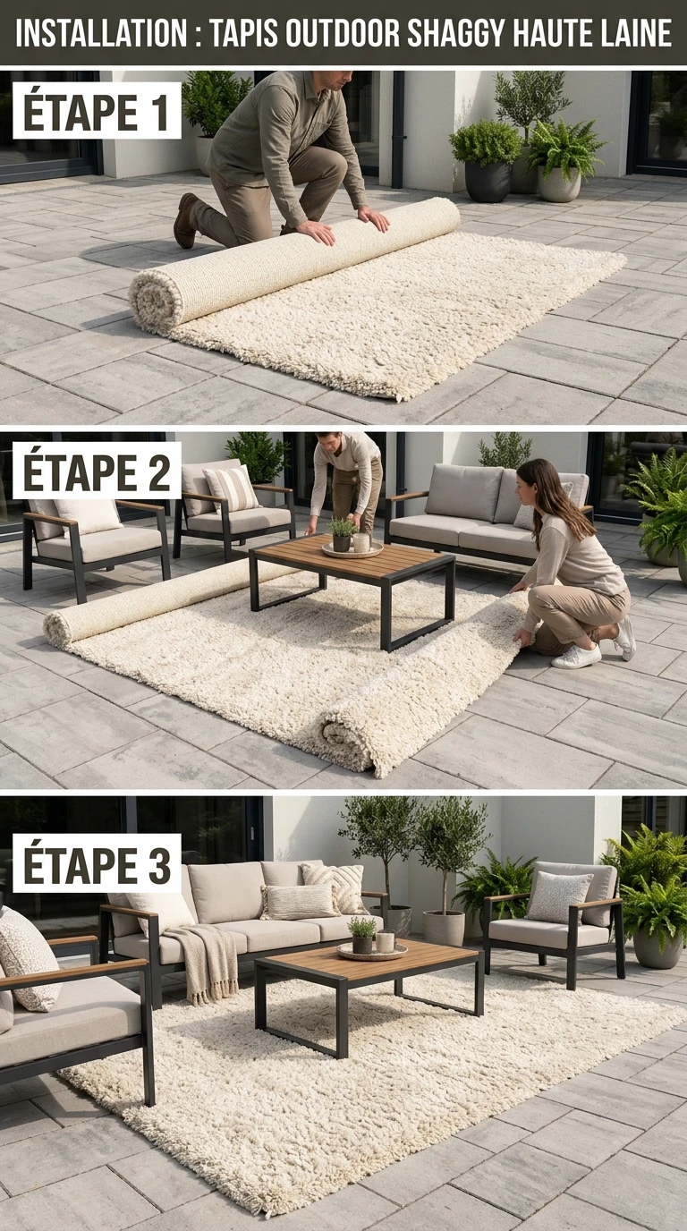 Tapis Outdoor Shaggy Haute Laine