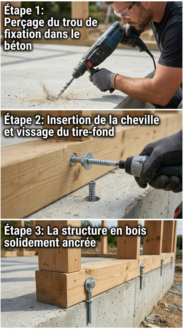 Tire-Fond pour Fixation dans la Maçonnerie