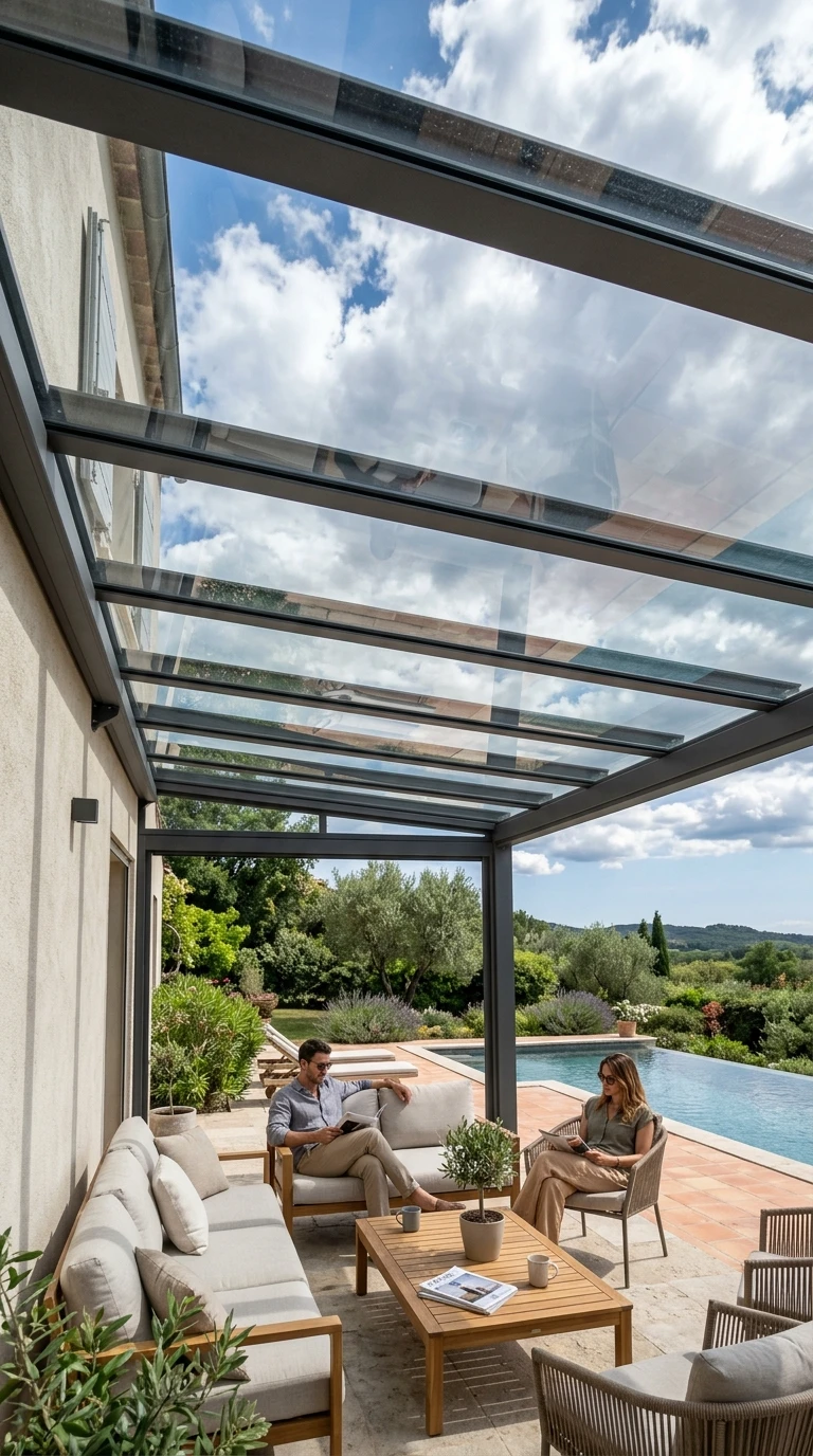 Toit Verre Feuilleté Anti-Solaire
