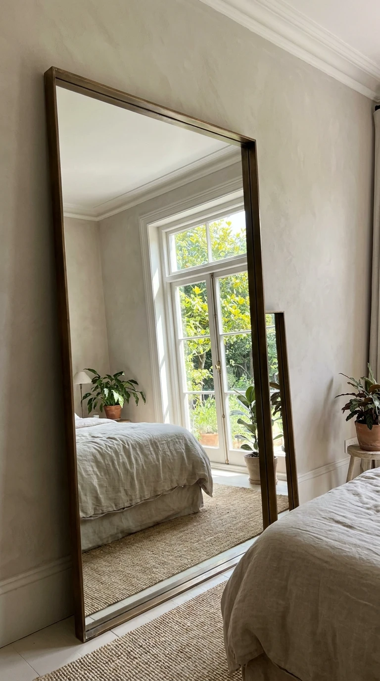 Un Miroir Grand Format Stratégiquement Placé